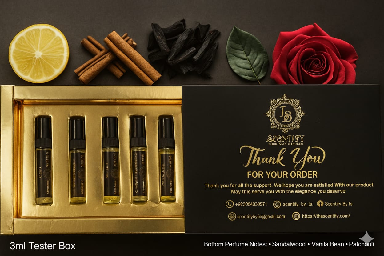 NEW ARRIVAL 5 DIFFERENT ARTICAL TESTER BOX-3ML